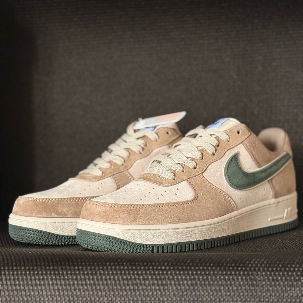 Nike Tan and Olive Sneakers